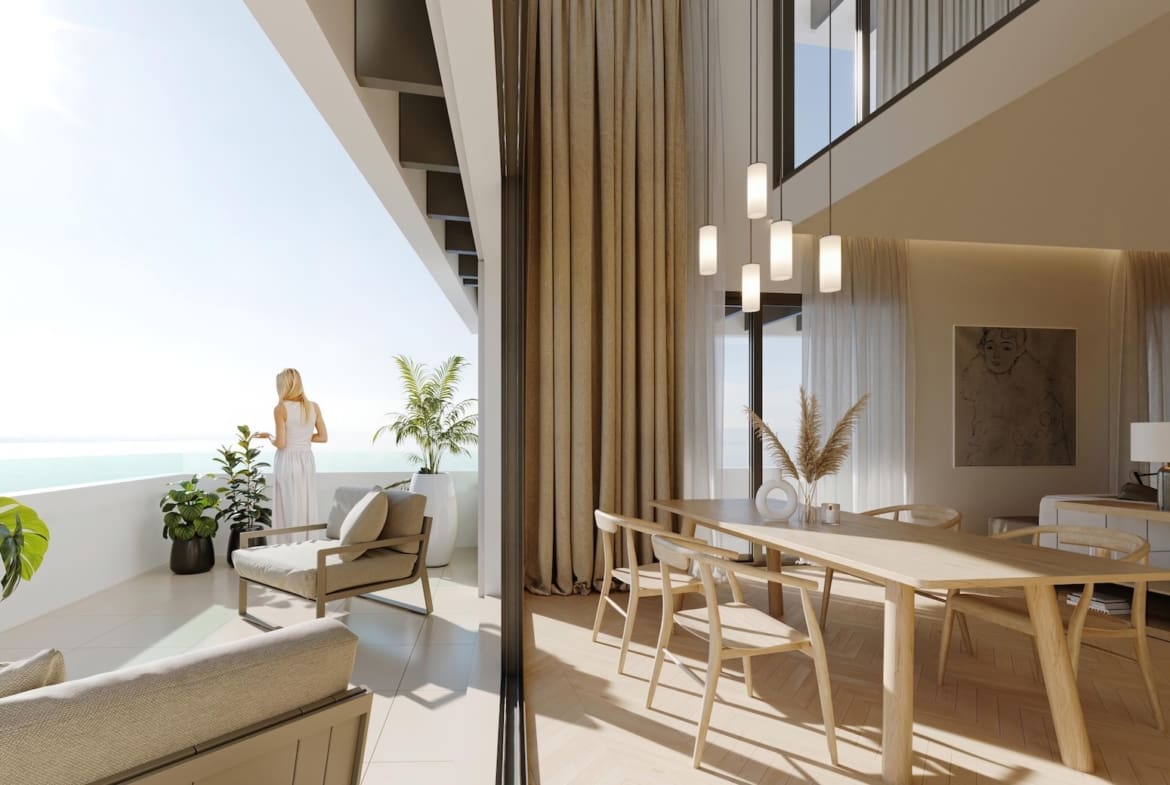 Beachfront penthouses with sea view in Málaga – Octavia by MDR Luxury Homes