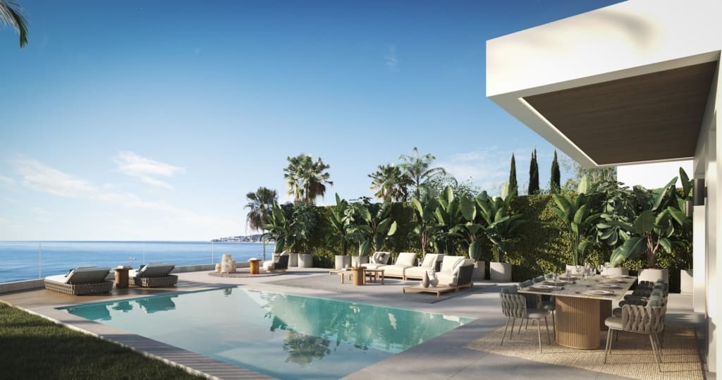 Luxury sea view villas in Mijas Costa WaveView by MDR Luxury HomesVilla-One-WaveView-Frontline-Beach-La-Cala-NVOGA-Marbella-Realty-Pool-Seaviews | MDR Luxury Homes Luxury sea view villas in Mijas Costa – WaveView by MDR Luxury Homes