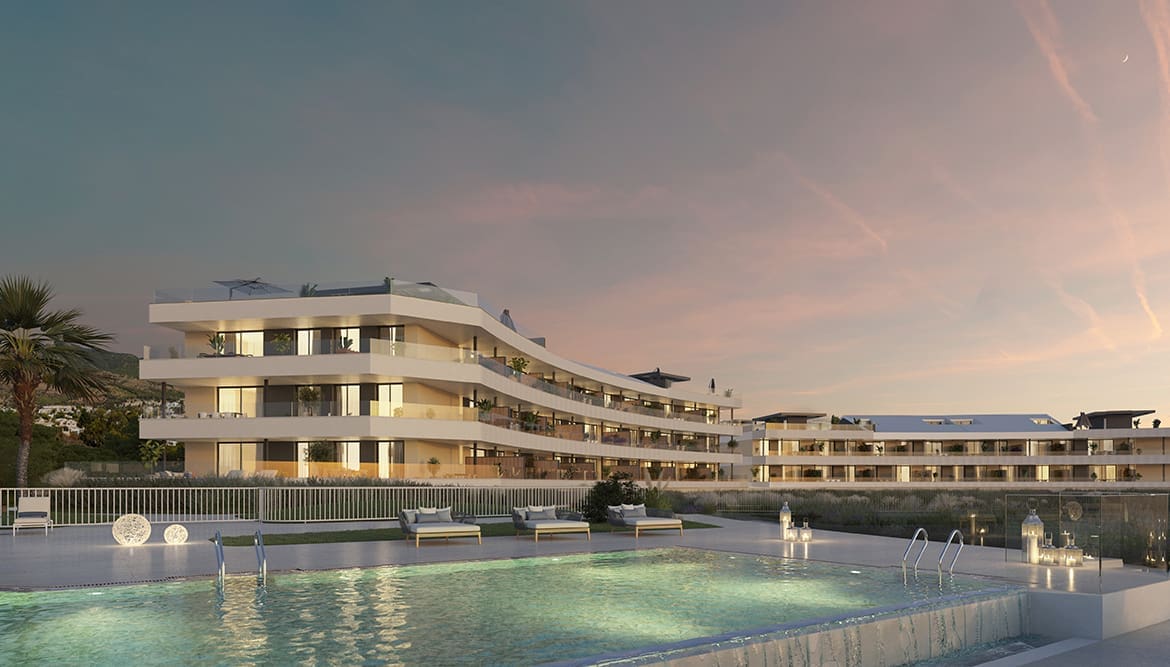 Luxury sea view apartments in Astrid Torremuelle, Benalmádena – Costa del Sol homes with infinity pool by MDR Luxury Homes