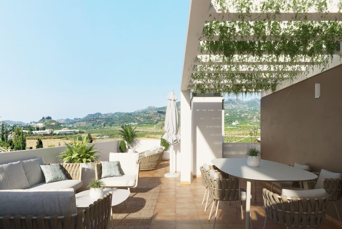 Modern apartments in Vélez-Málaga with terrace and pool – Los Olivos Residencial by MDR Luxury Homes