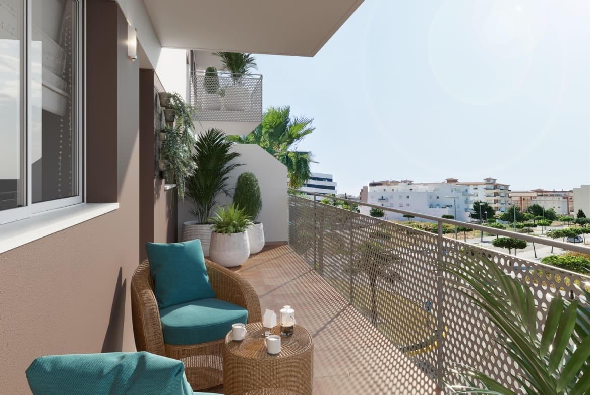 Modern apartments in Vélez-Málaga with terrace and pool – Los Olivos Residencial by MDR Luxury Homes