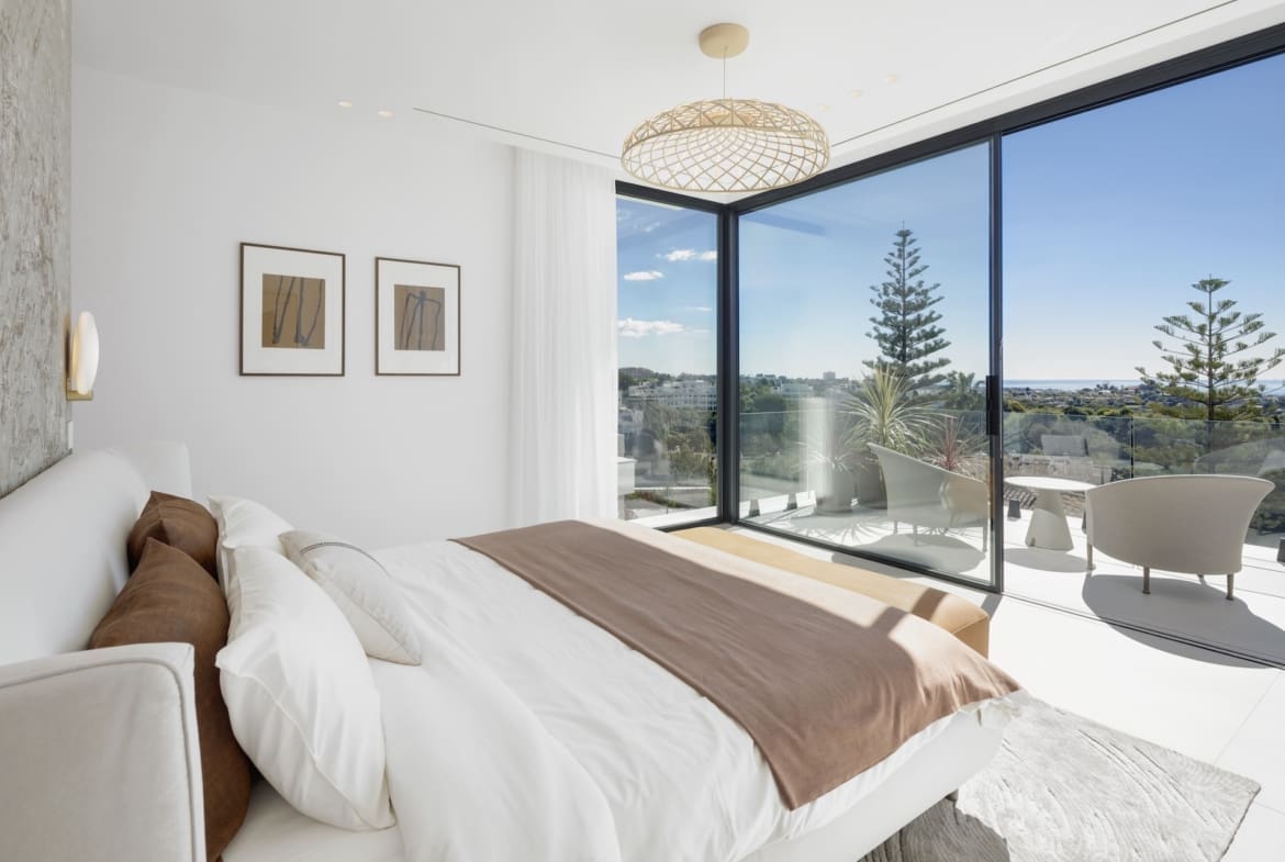 Villa Tiza modern luxury villa with panoramic sea and mountain views in La Quinta – listed by MDR Luxury Homes