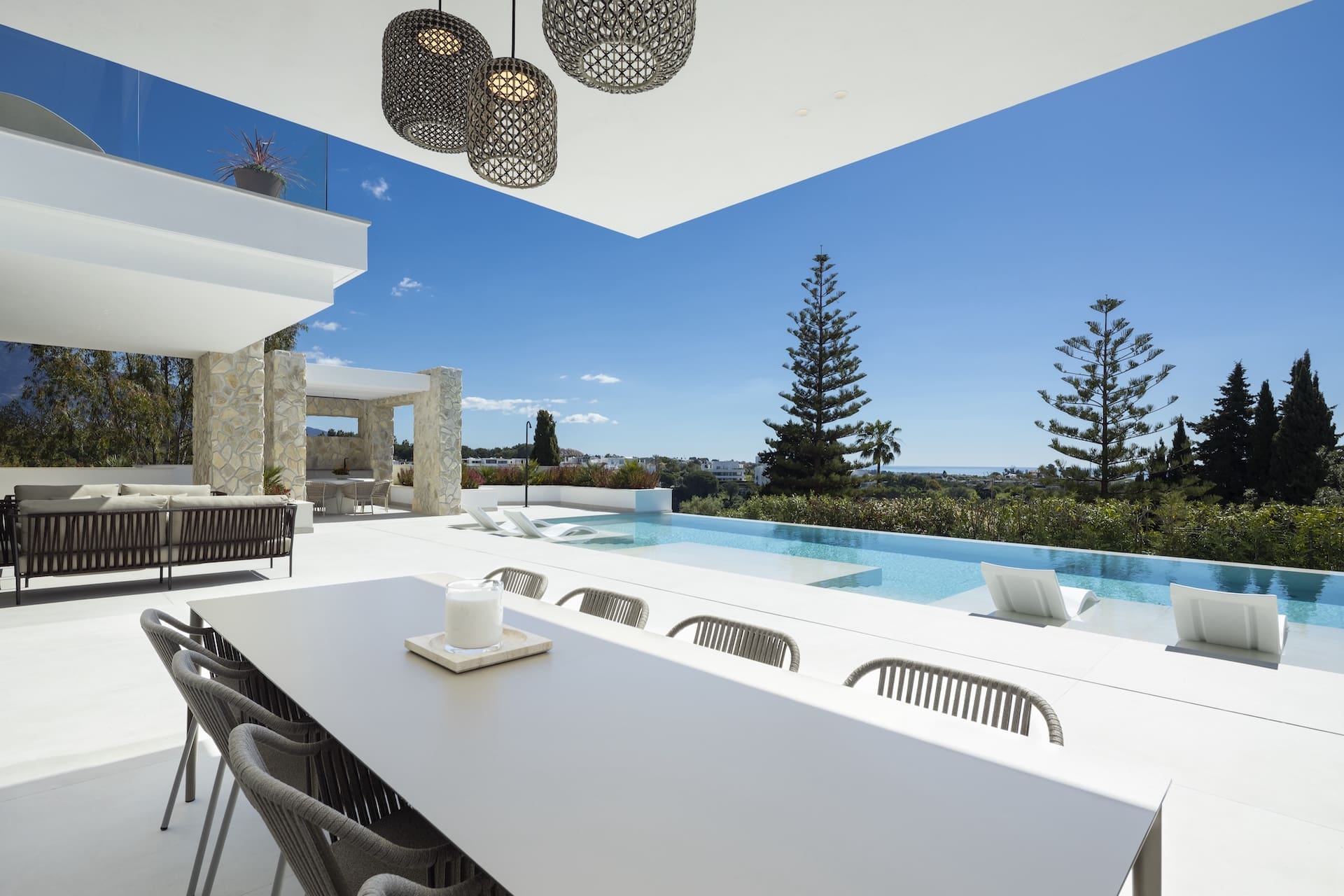 Villa Tiza modern luxury villa with panoramic sea and mountain views in La Quinta – listed by MDR Luxury Homes