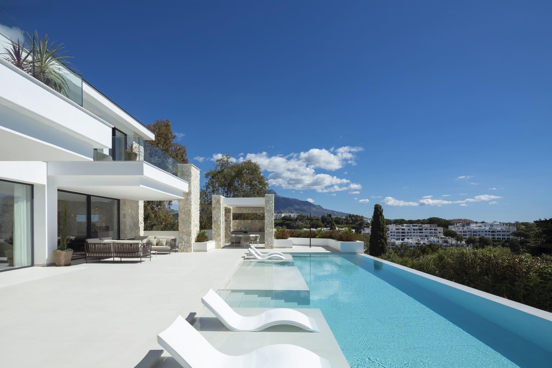 Villa Tiza modern luxury villa with panoramic sea and mountain views in La Quinta – listed by MDR Luxury Homes