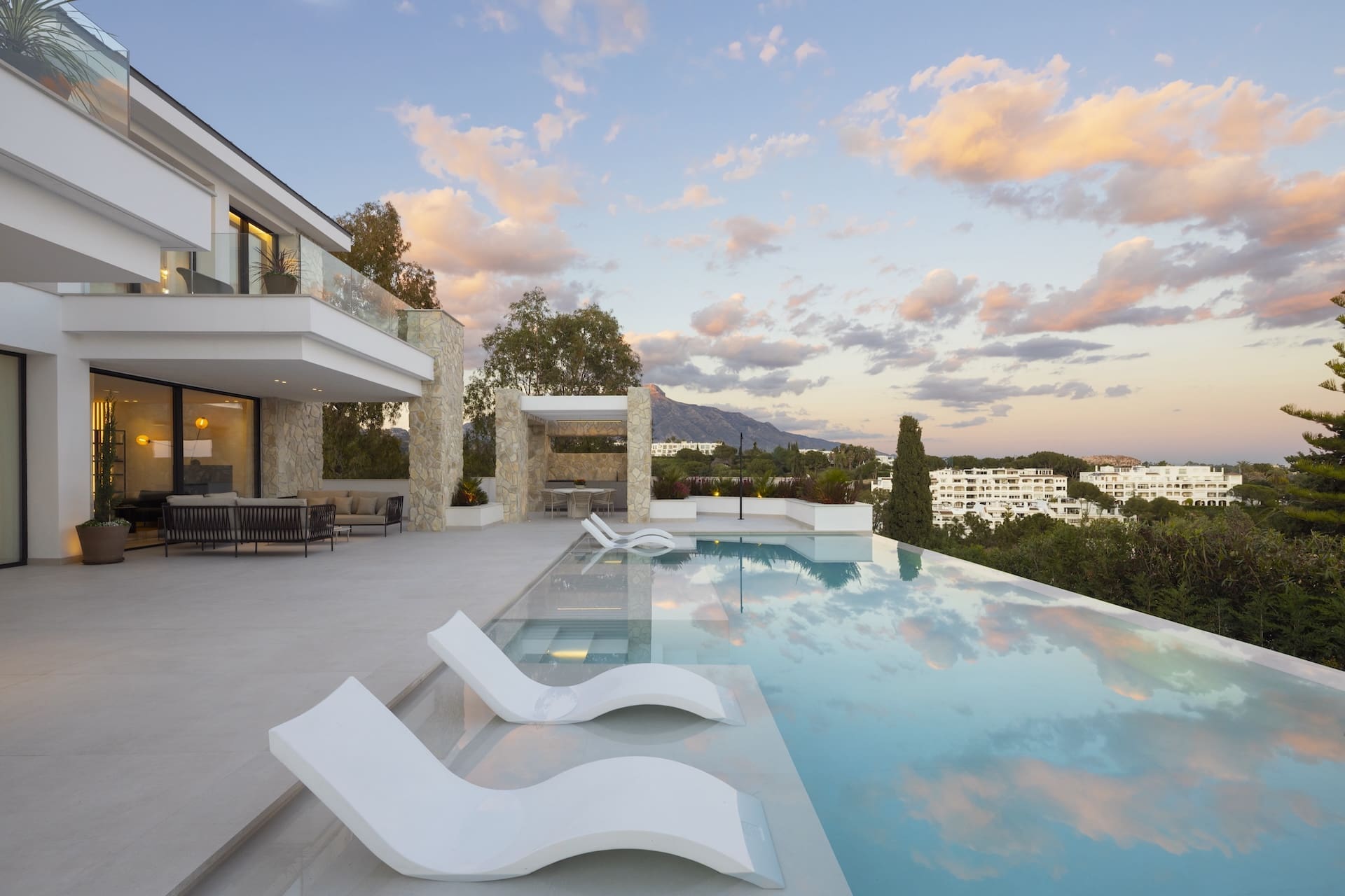 Villa Tiza modern luxury villa with panoramic sea and mountain views in La Quinta – listed by MDR Luxury Homes