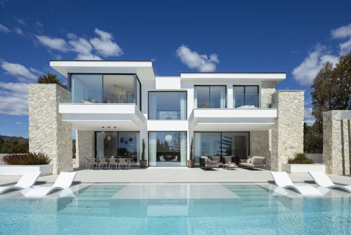 Villa Tiza modern luxury villa with panoramic sea and mountain views in La Quinta – listed by MDR Luxury Homes