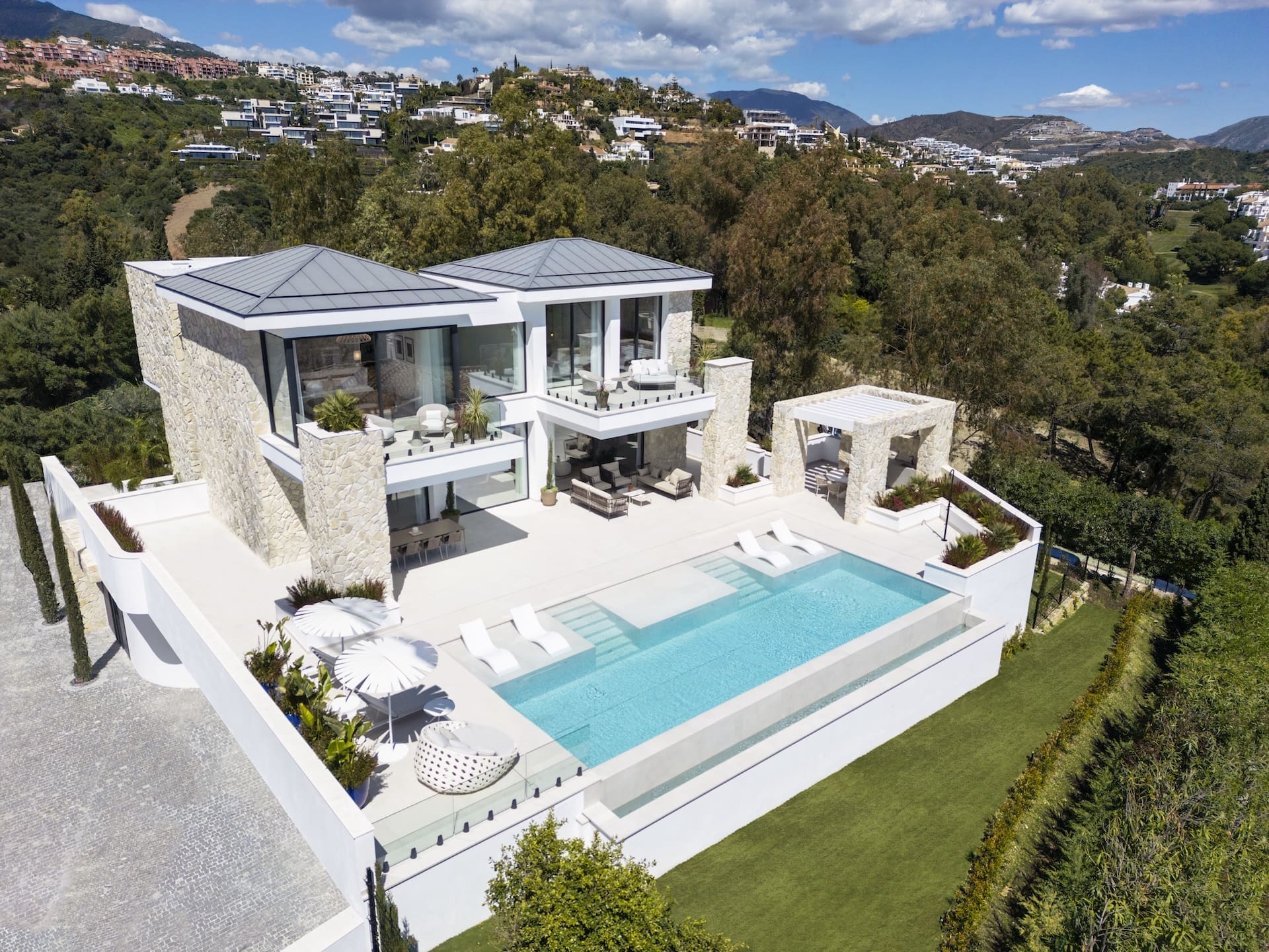 Villa Tiza modern luxury villa with panoramic sea and mountain views in La Quinta – listed by MDR Luxury Homes