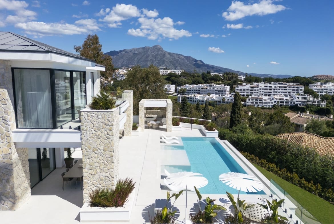 Villa Tiza modern luxury villa with panoramic sea and mountain views in La Quinta – listed by MDR Luxury Homes