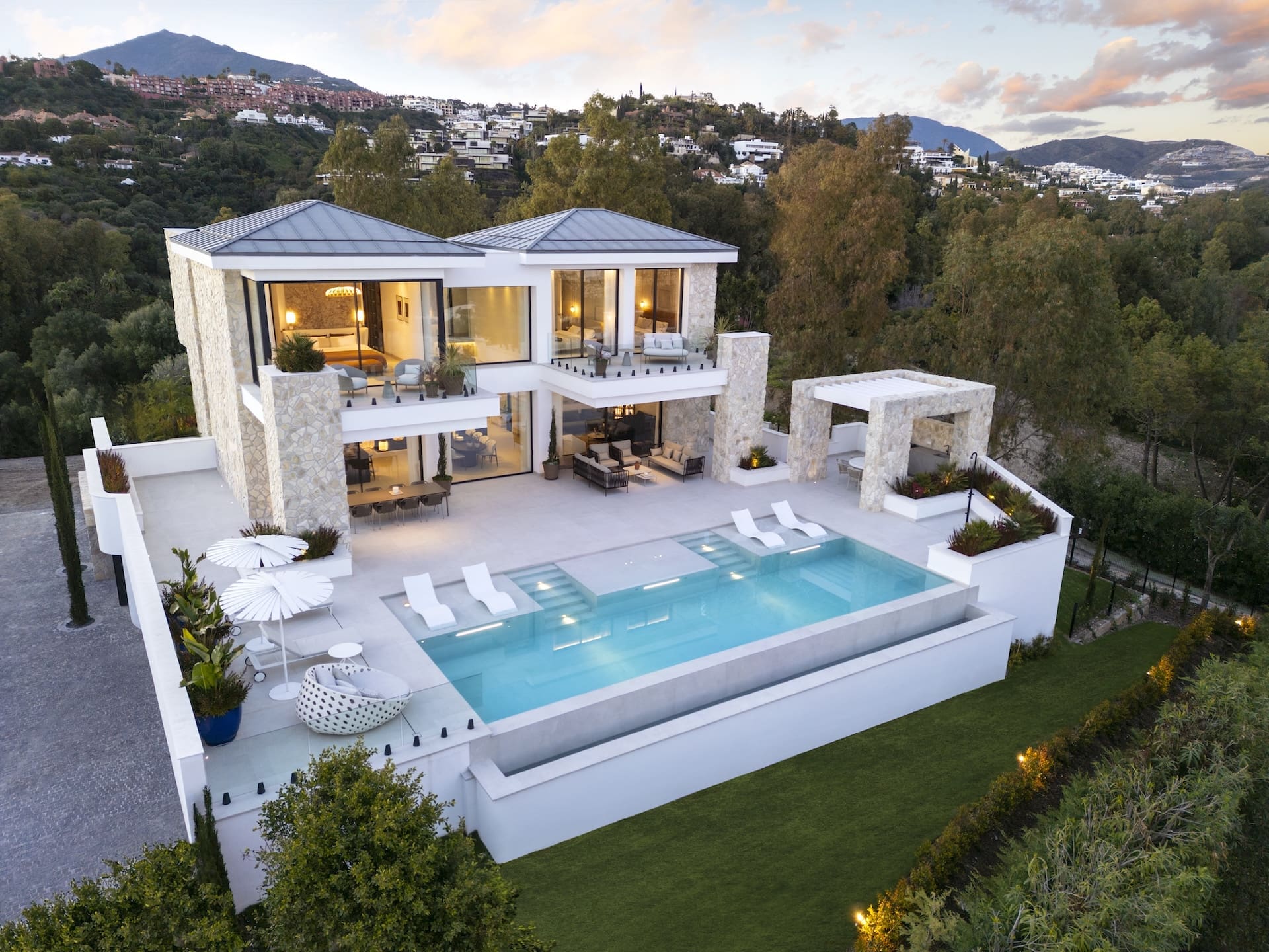 Villa Tiza modern luxury villa with panoramic sea and mountain views in La Quinta – listed by MDR Luxury Homes