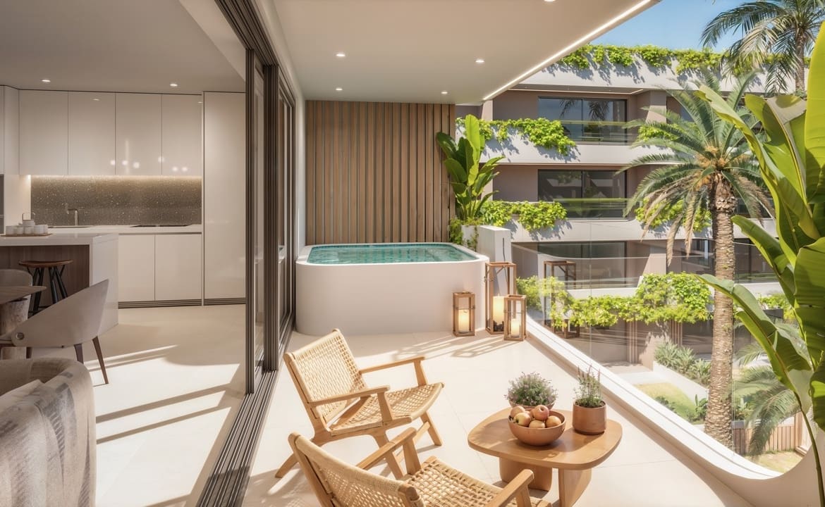 New build apartments Marbella West with coworking and wellness – MDR Luxury Homes