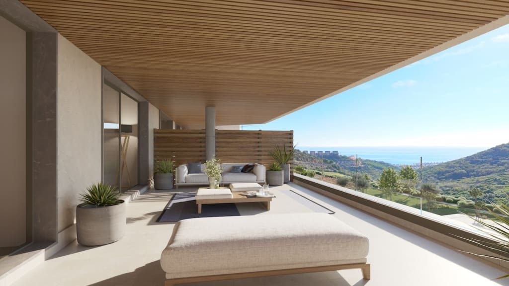 Frontline golf apartment with sea view at Atria La Alcaidesa exclusive homes by MDR Luxury Homes terraza_B4_p4 | MDR Luxury Homes Frontline golf apartment with sea view at Atria La Alcaidesa - exclusive homes by MDR Luxury Homes