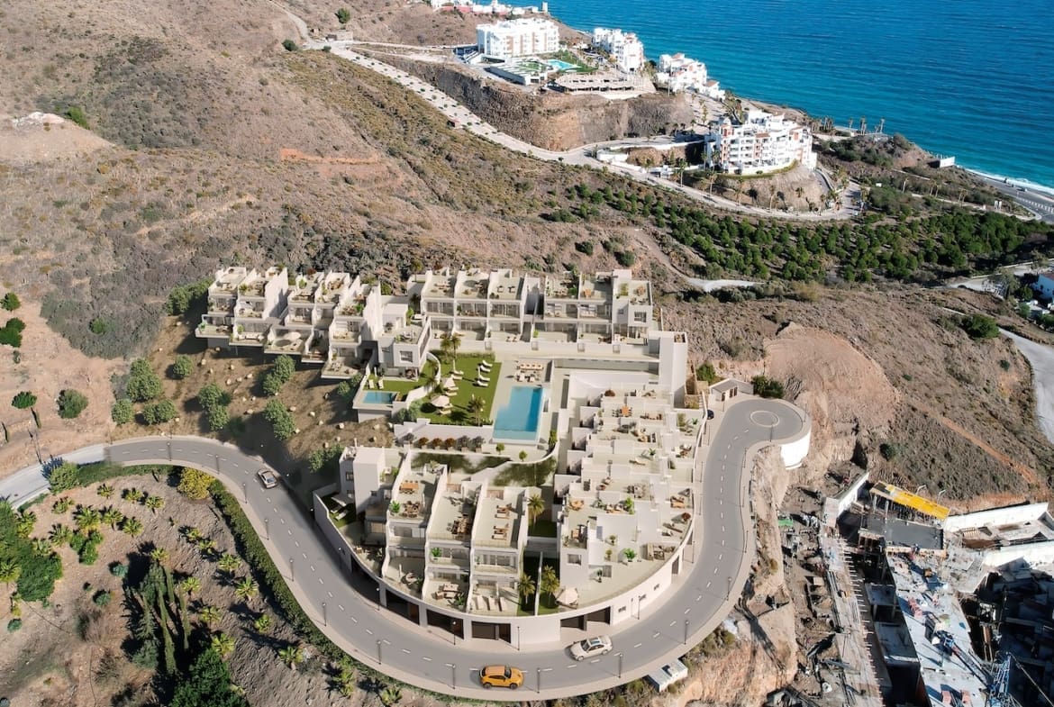 Mary’s Hill sea view townhouses in Torrox Costa, Costa del Sol – listed by MDR Luxury Homes