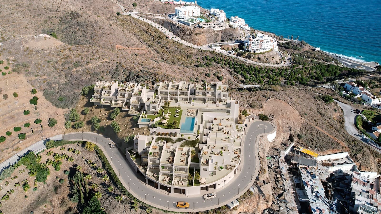 Mary’s Hill sea view townhouses in Torrox Costa, Costa del Sol – listed by MDR Luxury Homes