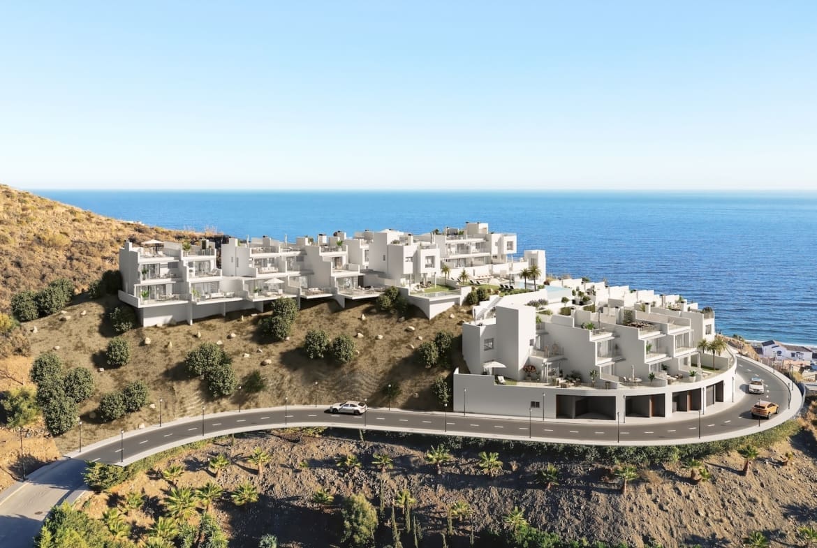Mary’s Hill sea view townhouses in Torrox Costa, Costa del Sol – listed by MDR Luxury Homes