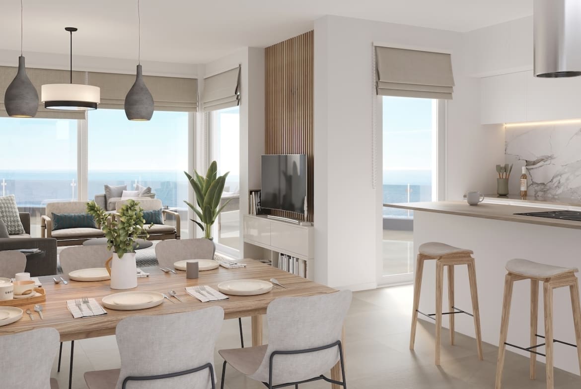 Mary’s Hill sea view townhouses in Torrox Costa, Costa del Sol – listed by MDR Luxury Homes
