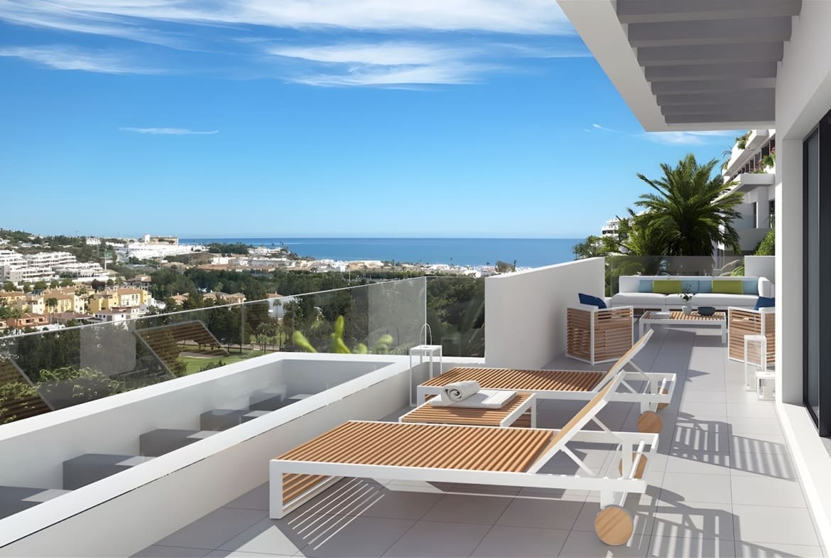 Sea view apartment La Cala de Mijas near golf – MDR Luxury Homes