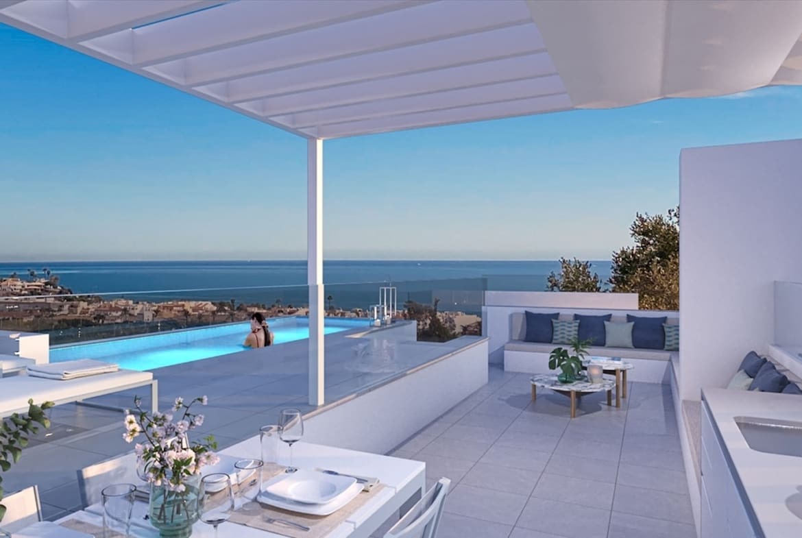 Sea view apartment La Cala de Mijas near golf – MDR Luxury Homes