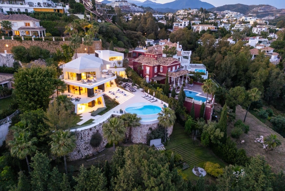 Villa La Toca Luxury sea view villa in El Herrojo Alto Benahavis by MDR