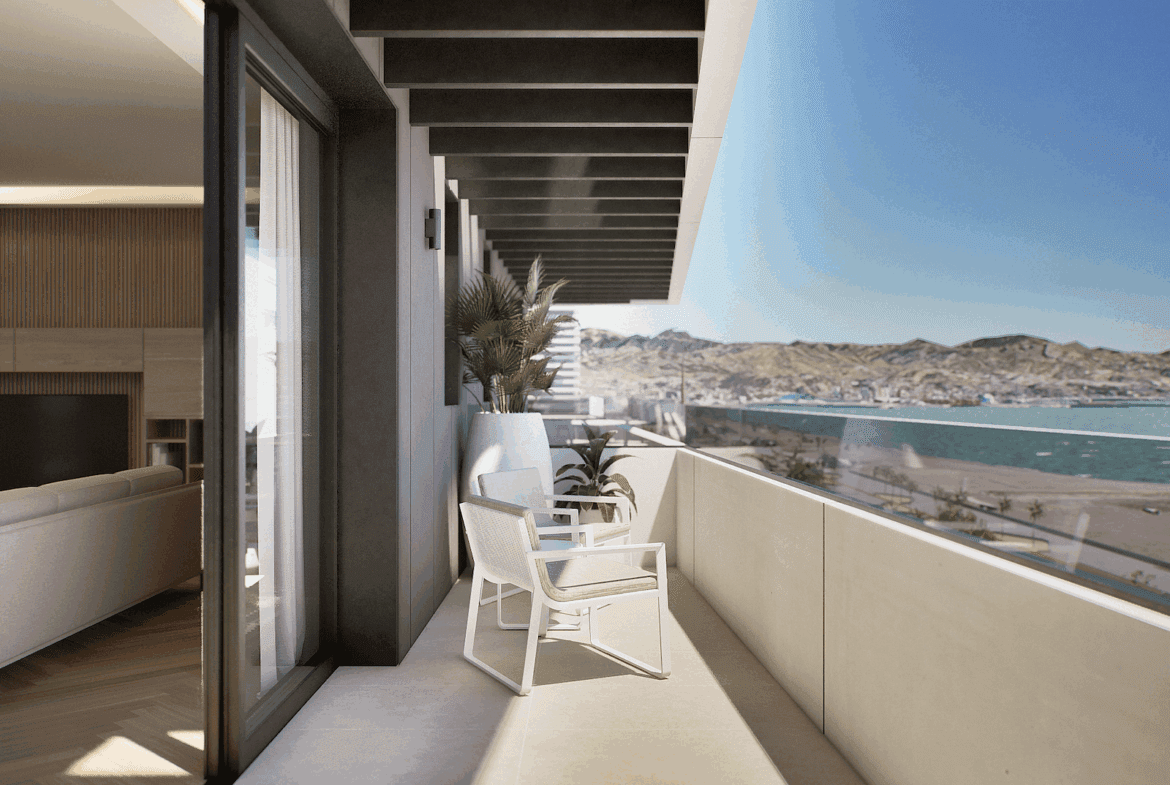 Beachfront apartments and penthouses with sea views Pacifico 198 by MDR Luxury Homes