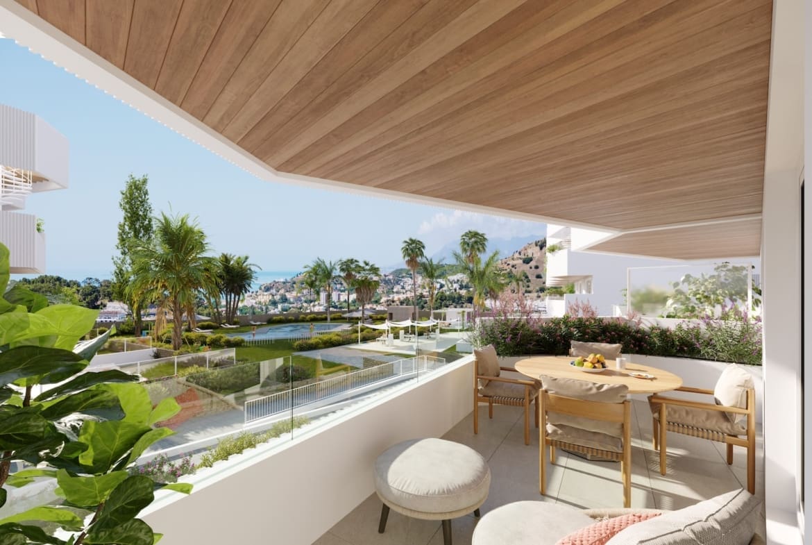 Brisa Limonar Turnkey garden apartments with sea views and energy rating A in Málaga East MDR Luxury Homes