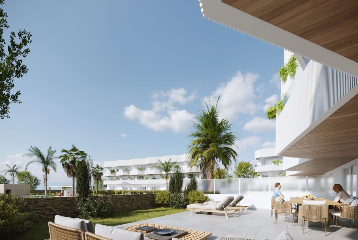 Brisa Limonar Turnkey garden apartments with sea views and energy rating A in Málaga East MDR Luxury Homes