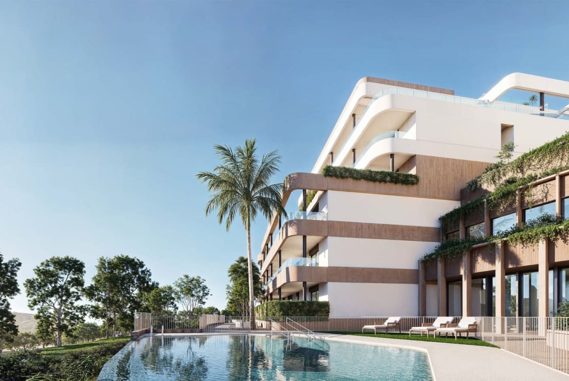 Golf-view apartments in Estepona with pool and terraces – MDR Luxury Homes Greenview Residences