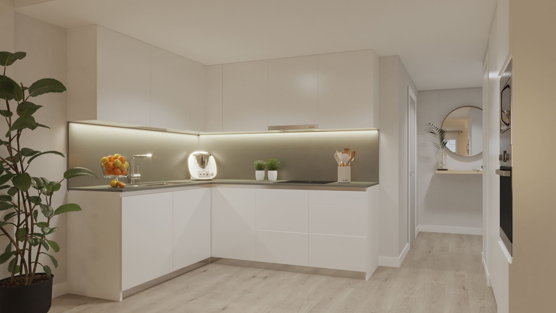 Int_Sea view apartments with sustainable design in Sea view apartments with sustainable design in Torremolinos Miraluz by MDR Luxury Homes Miraluz by MDR Luxury Homes _cocina_v1_08_627890876 Sea view apartments with sustainable design in Torremolinos – Miraluz by MDR Luxury Homes