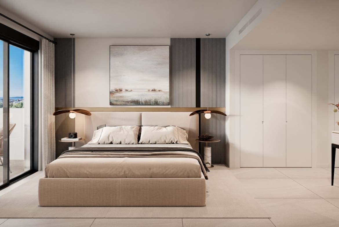 Elegant sea view terraces, infinity pool, and Mediterranean architecture at Zélio Marbella – luxury apartments by MDR Luxury Homes on the Costa del Sol