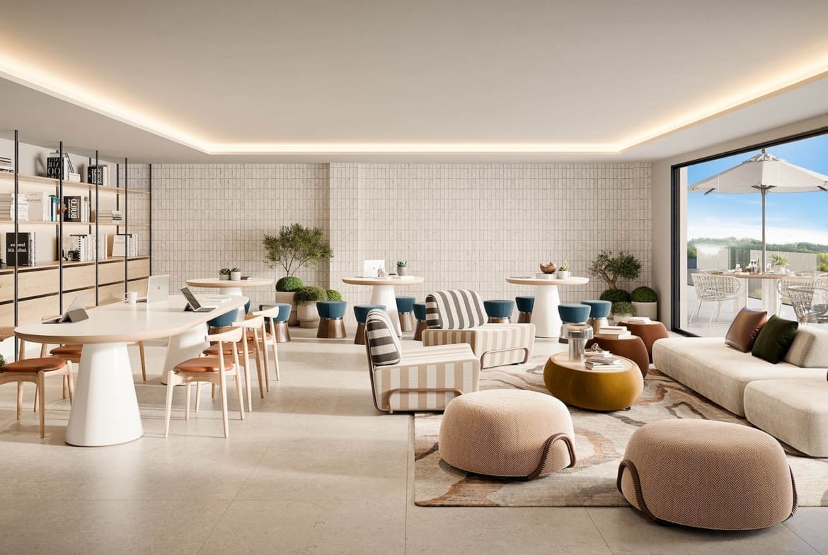 Elegant sea view terraces, infinity pool, and Mediterranean architecture at Zélio Marbella – luxury apartments by MDR Luxury Homes on the Costa del Sol