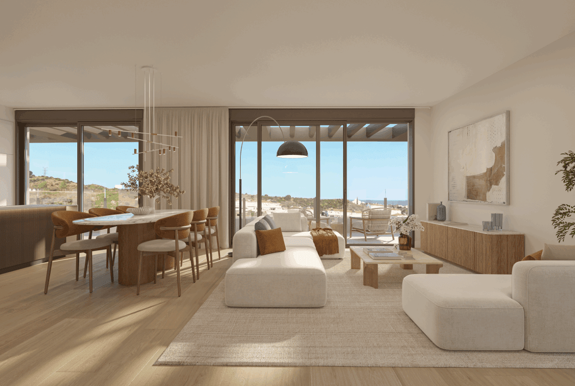 Sea view terraces at Serenya Mijas – MDR Luxury Homes