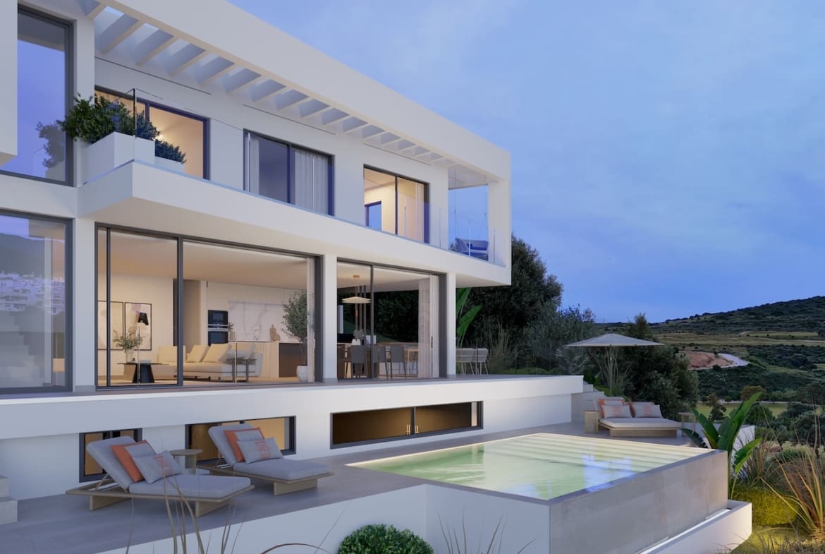 Villa Lirica - Sea view luxury new build villas in Estepona with golf and pool MDR Luxury Homes