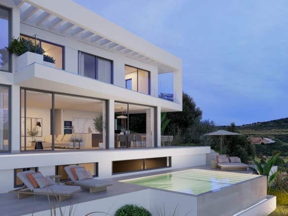 Villa Lirica - Sea view luxury new build villas in Estepona with golf and pool MDR Luxury Homes