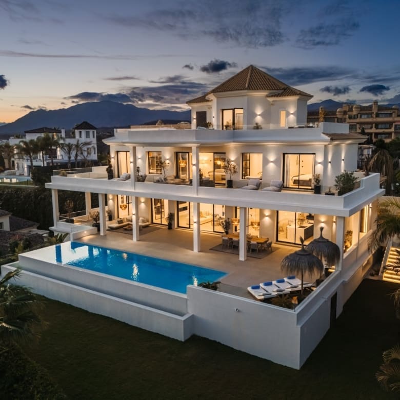 Villa Solmaré panoramic sea view luxury villa in Los Flamingos Benahavis – MDR Luxury Homes