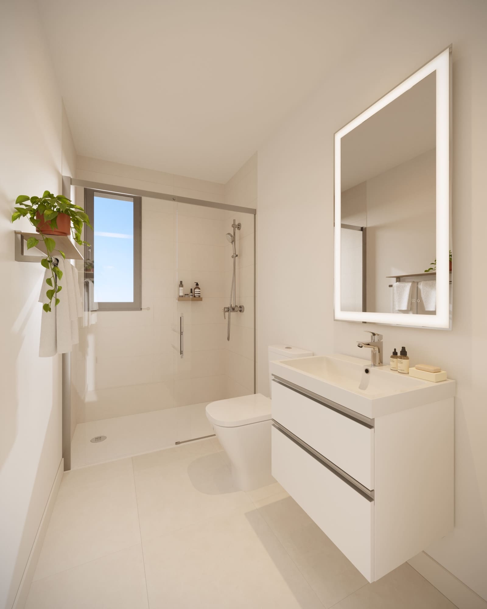 Castillo Vista Mar – sea view property for sale in Torrox Costa, MDR Luxury Homes Bano_1-1-scaled Castillo Vista Mar – modern sea view townhouses in Torrox Costa with shared infinity pool, MDR Luxury Homes
