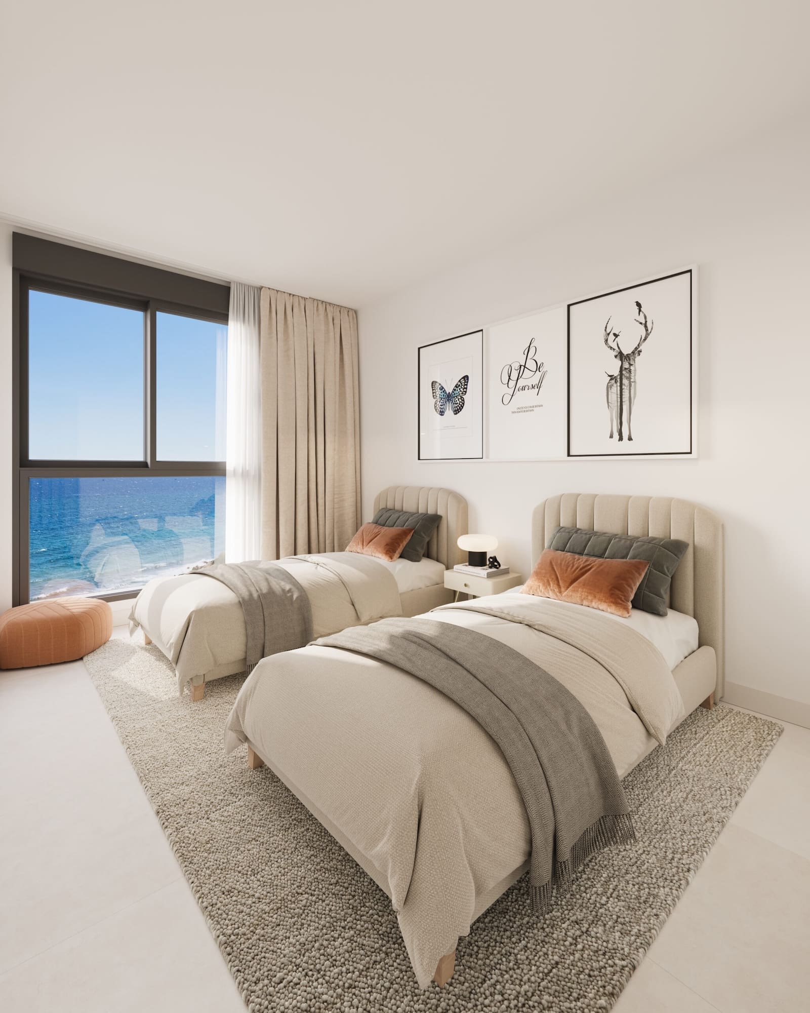 Castillo Vista Mar – sea view property for sale in Torrox Costa, MDR Luxury Homes Dorm_2-1-scaled Castillo Vista Mar – modern sea view townhouses in Torrox Costa with shared infinity pool, MDR Luxury Homes