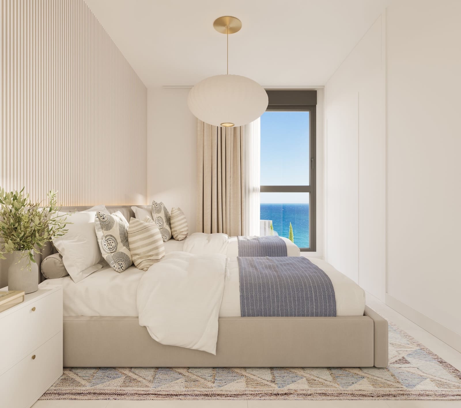 Castillo Vista Mar – sea view property for sale in Torrox Costa, MDR Luxury Homes Dorm_3_v3-2-scaled Castillo Vista Mar – modern sea view townhouses in Torrox Costa with shared infinity pool, MDR Luxury Homes