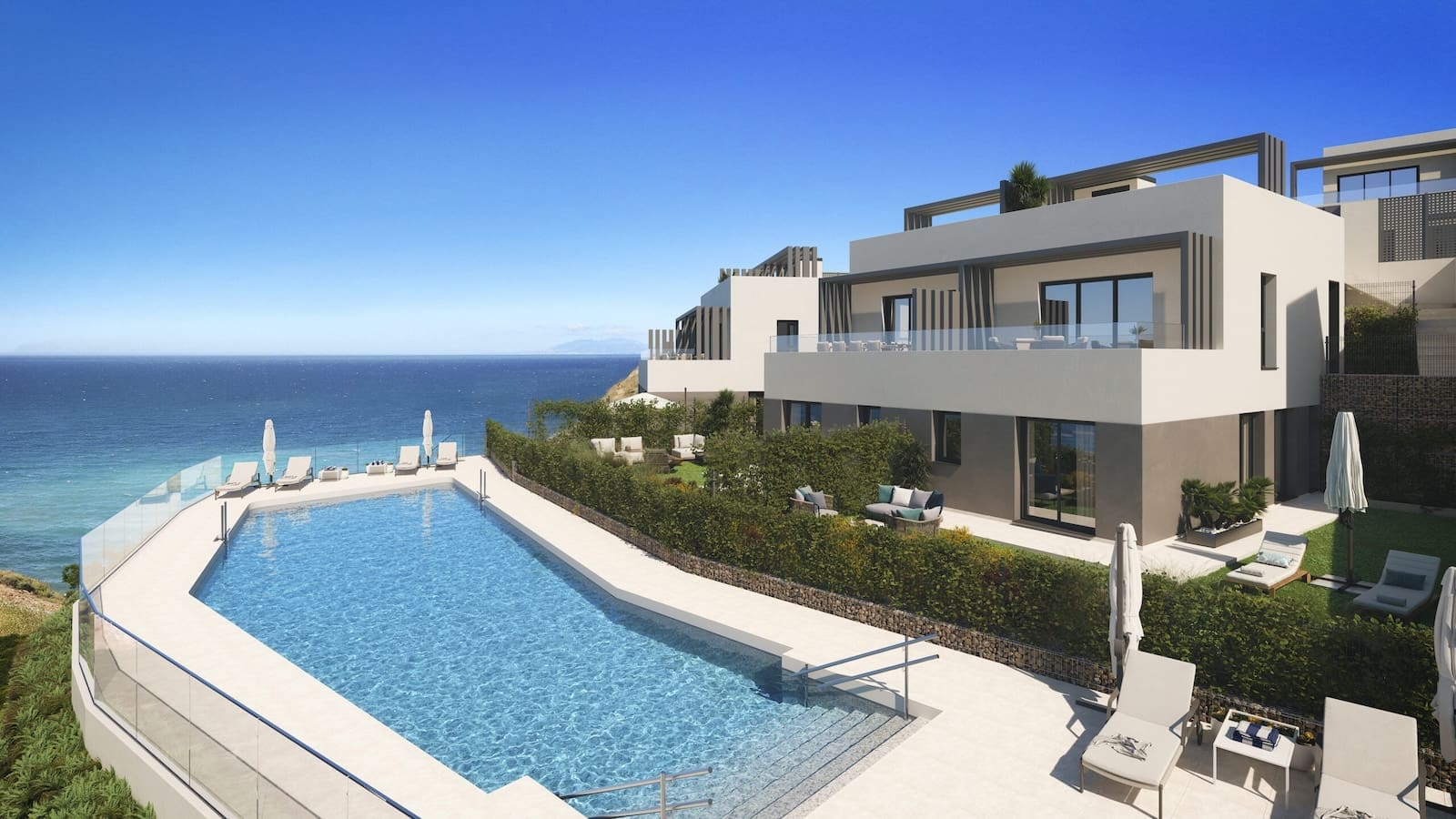 Castillo Vista Mar – sea view property for sale in Torrox Costa, MDR Luxury Homes de-Los-Lagos-Cam2_v4-1-scaled Castillo Vista Mar – modern sea view townhouses in Torrox Costa with shared infinity pool, MDR Luxury Homes. Málaga Oost vastgoed 2025 met uitzicht op de Middellandse Zee
