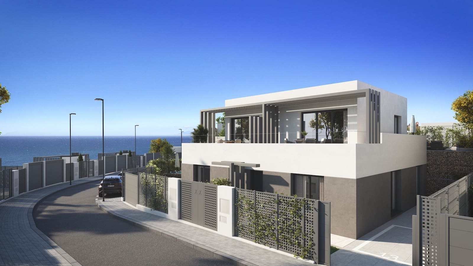 Castillo Vista Mar – sea view property for sale in Torrox Costa, MDR Luxury Homes de-Los-Lagos-Cam5_v4-1-scaled Castillo Vista Mar – modern sea view townhouses in Torrox Costa with shared infinity pool, MDR Luxury Homes