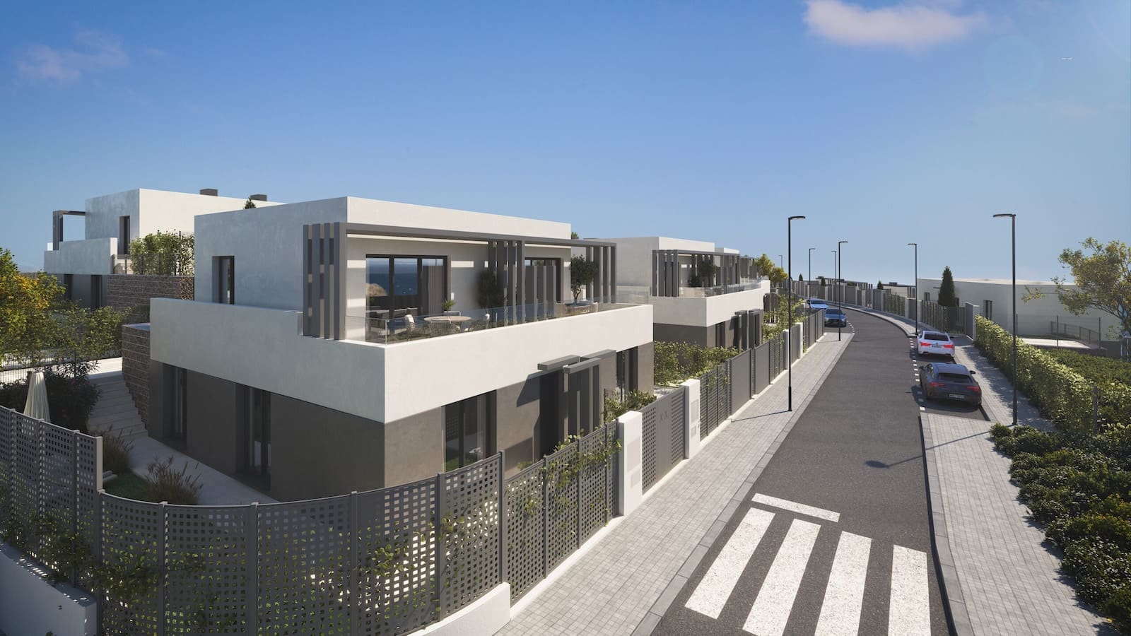 Castillo Vista Mar – sea view property for sale in Torrox Costa, MDR Luxury Homes de-Los-Lagos-Cam8_v4-1-scaled Castillo Vista Mar – modern sea view townhouses in Torrox Costa with shared infinity pool, MDR Luxury Homes