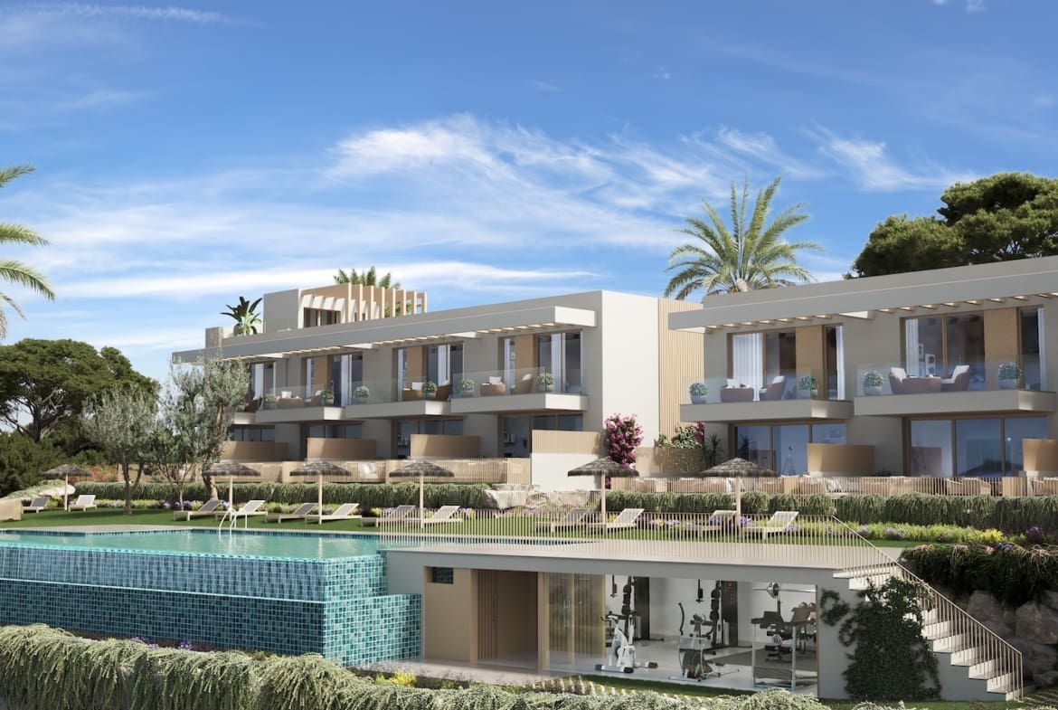Sea view townhouses in Manilva with infinity pool – Vista Lucía Residences by MDR Luxury Homes