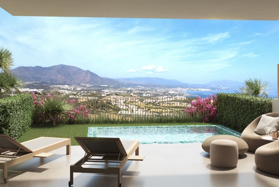 Sea view townhouses in Manilva with infinity pool – Vista Lucía Residences by MDR Luxury Homes