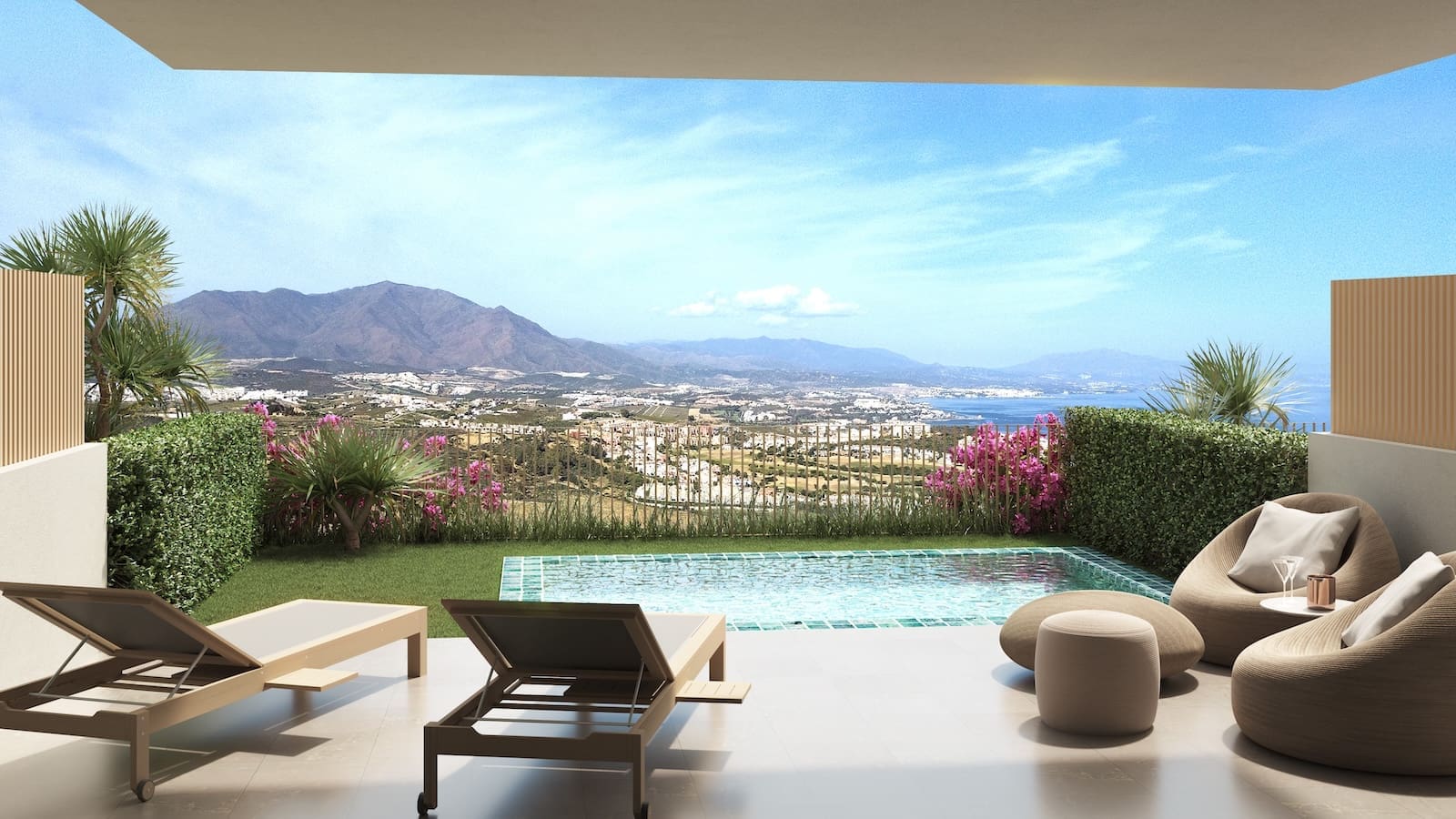 Sea view townhouses in Manilva with infinity pool - Vista Lucía Residences by MDR Luxury Homes