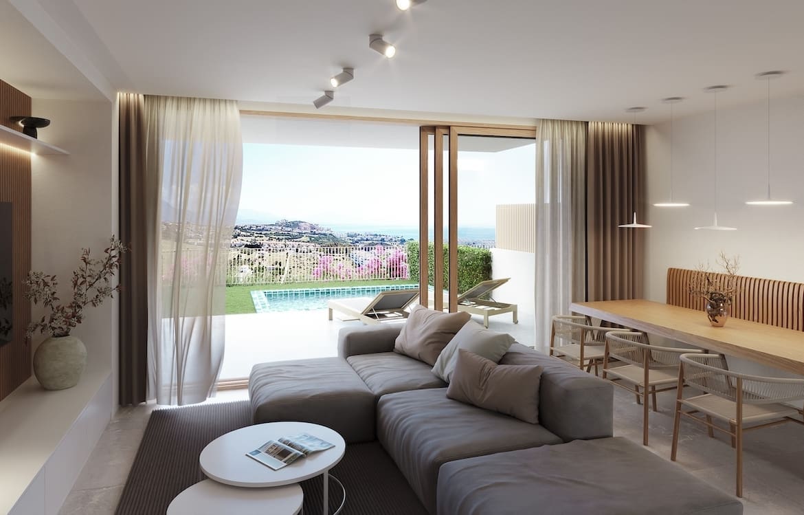 Sea view townhouses in Manilva with infinity pool – Vista Lucía Residences by MDR Luxury Homes