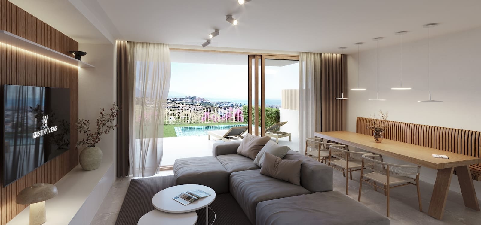 Sea view townhouses in Manilva with infinity pool – Vista Lucía Residences by MDR Luxury Homes