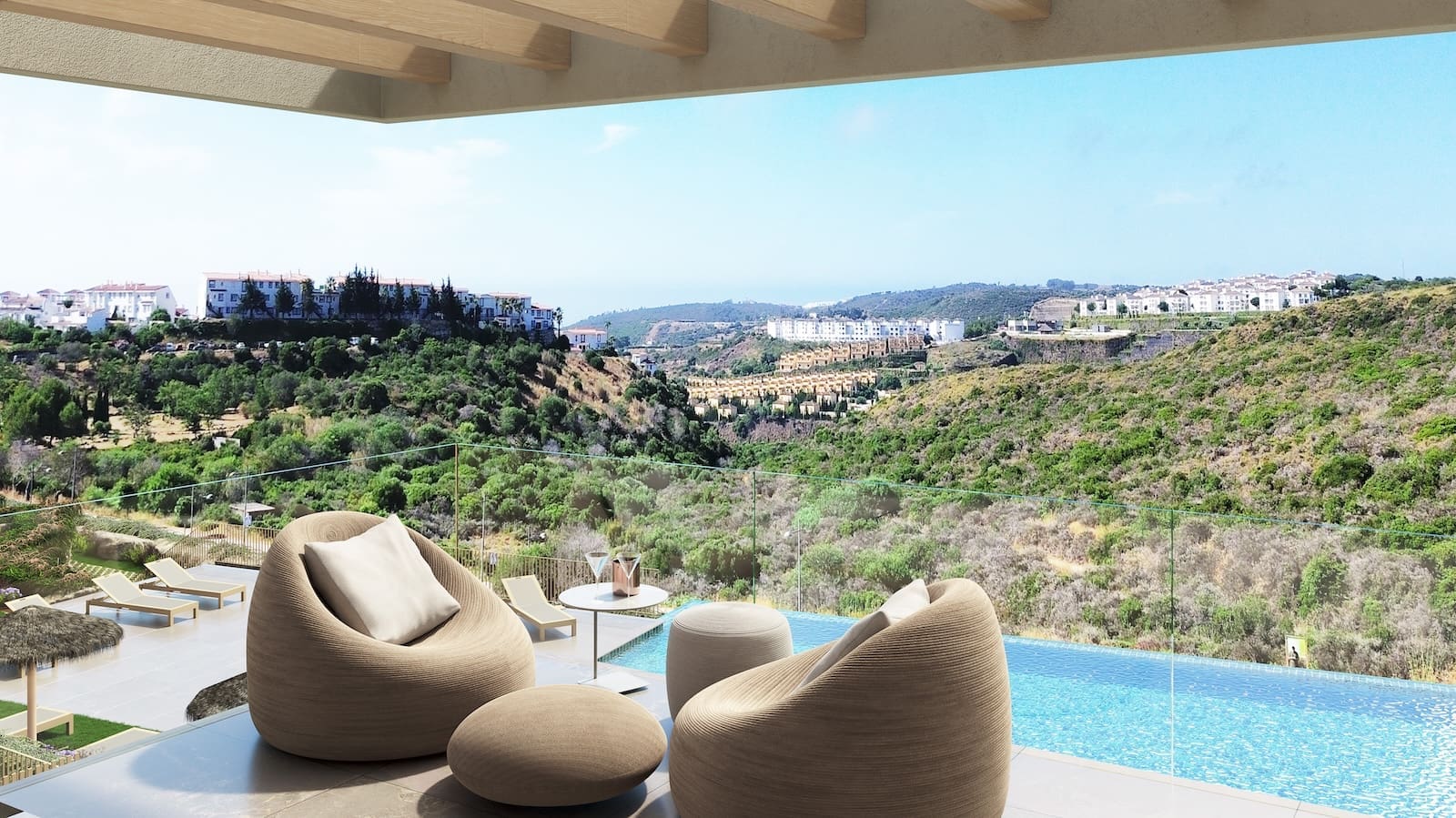 Sea view townhouses in Manilva with infinity pool – Vista Lucía Residences by MDR Luxury Homes