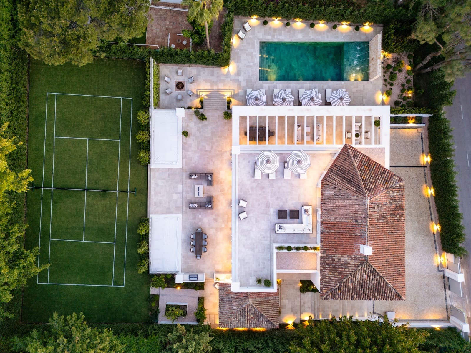 Villa Verano luxury villa Nagüeles Marbella with tennis court – MDR Luxury Homes