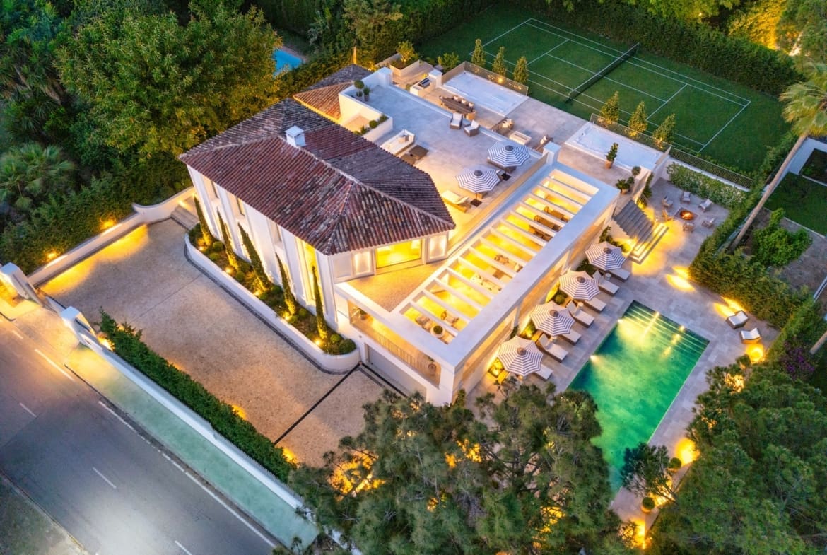 Villa Verano luxury villa Nagüeles Marbella with tennis court – MDR Luxury Homes