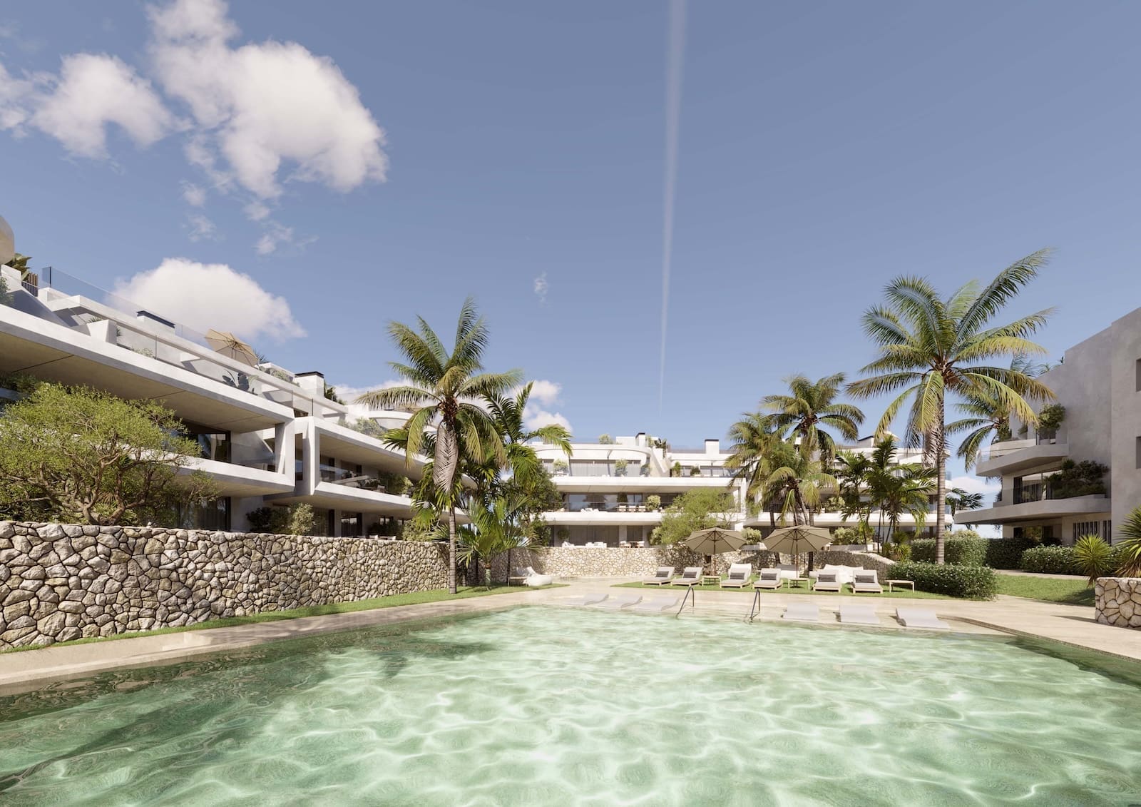 Modern apartment with private terrace at The Palms Estepona – MDR Luxury Homes