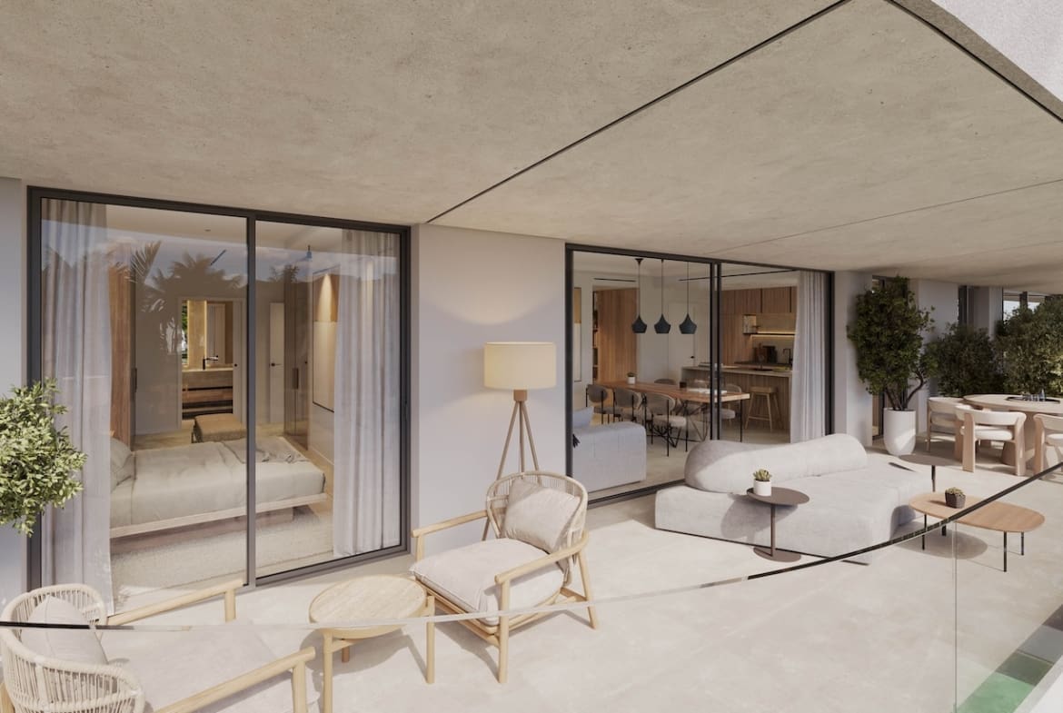 Modern apartment with private terrace at The Palms Estepona – MDR Luxury Homes