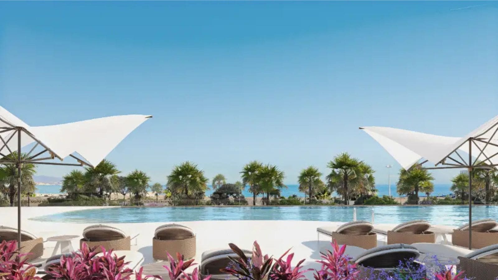 Nieuwbouwproject La Térmica Beach Málaga met zeezicht en infinity | MDR Luxury Homes Nieuwbouwproject La Térmica Beach Málaga met zeezicht en infinity pool